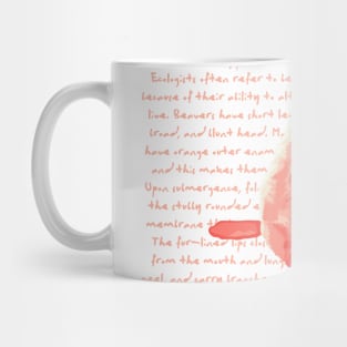 Peachy Beaver Info Mug